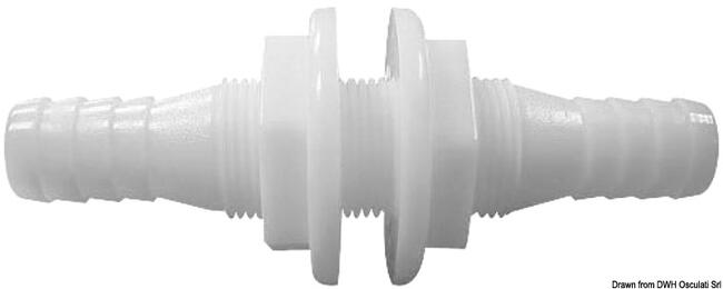 Passaparatia 19/20 Mm In Nylon Bianco