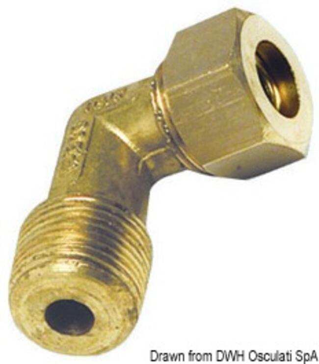 Raccordo 90° Maschio 8 Mm X 1/4"