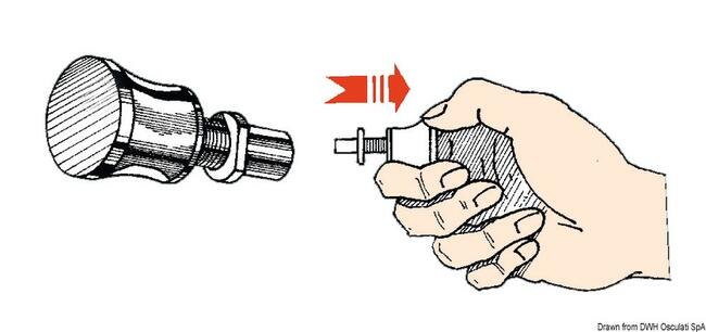 Fermavetro A Molla In Ottone Cromato