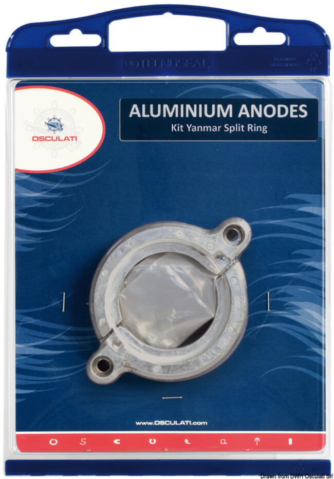 Anodo Alluminio Piede Apribile Sd20>sd50