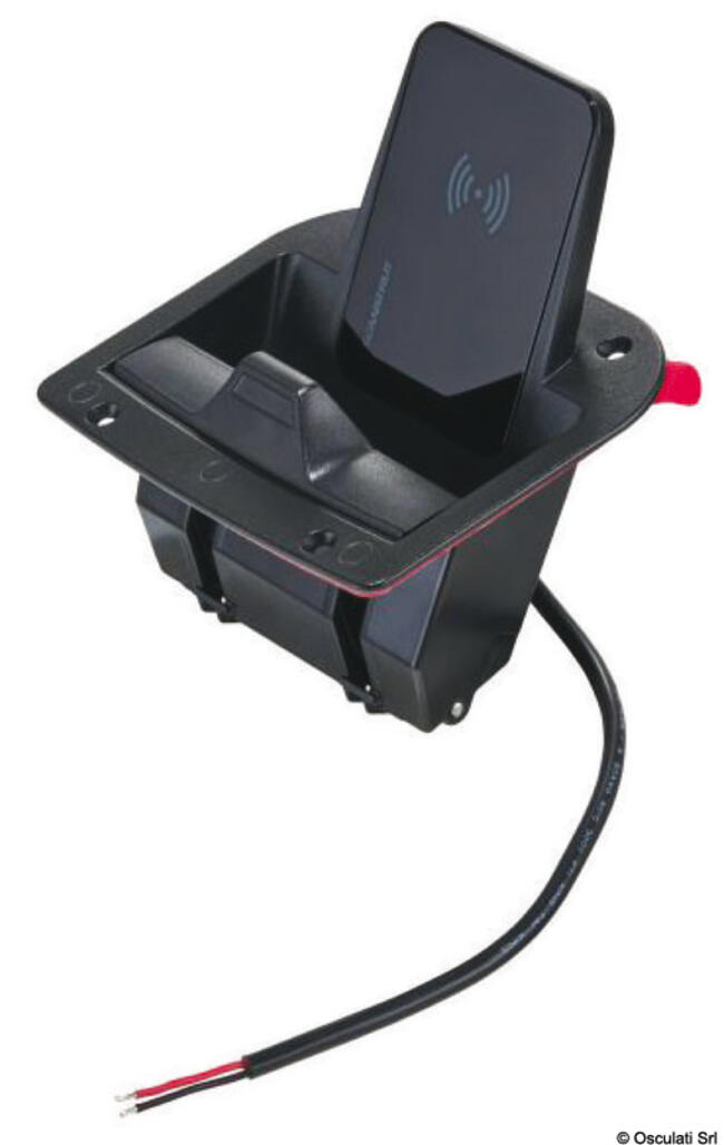 Supporto Magnetico Da Incasso Con Ricarica Wireless Aura - 10 W
