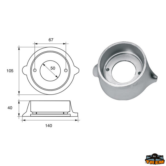 Anodo Per Motori Bukh Articolo Polipodio Bu001