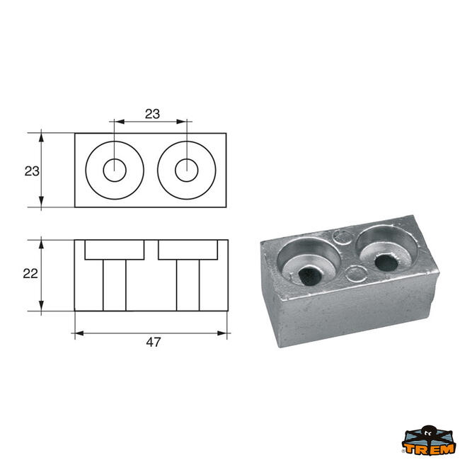 Anodo Per Motori Suzuki Articolo Polipodio Su014