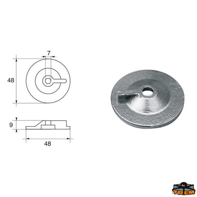 Anodo Per Motori Suzuki Articolo Polipodio Su009