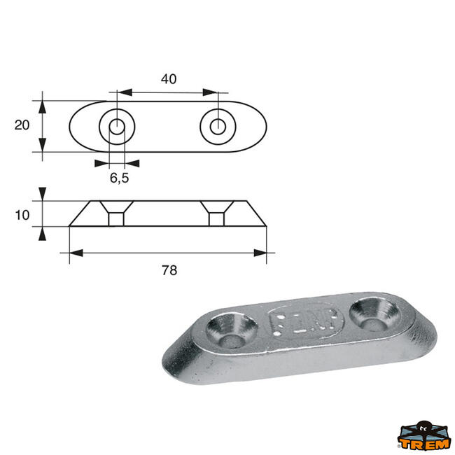 Anodo Per Motori Suzuki Articolo Polipodio Su005