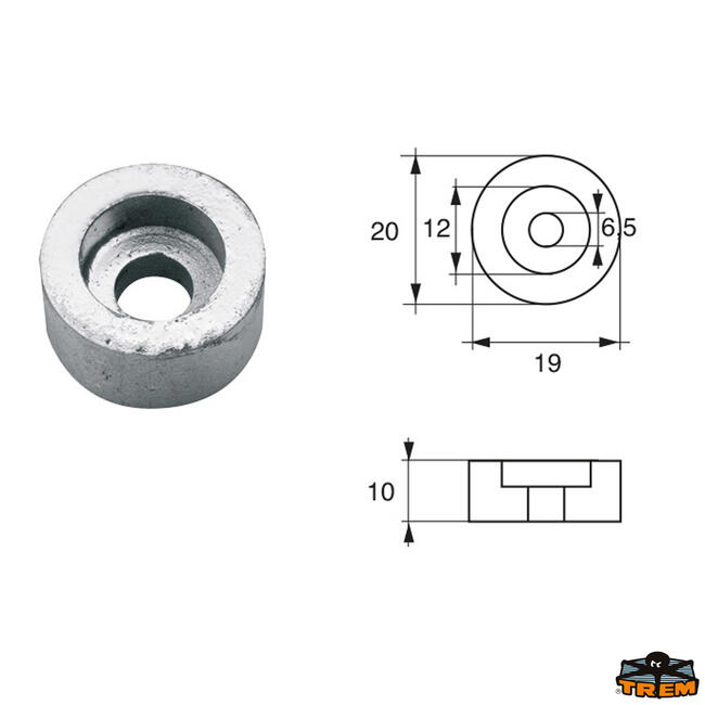 Anodo Per Motori Suzuki Articolo Polipodio Su004a