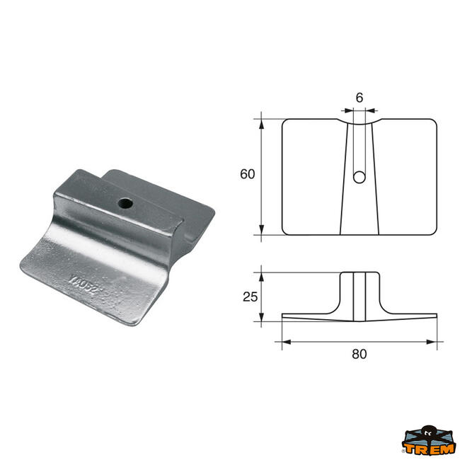 Anodo Per Motori Yamaha-mariner Articolo Polipodio Ya032