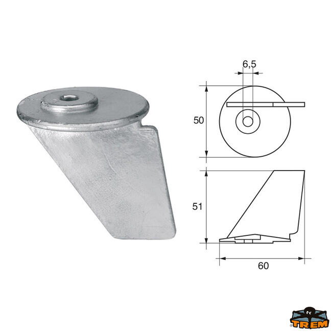 Anodo Per Motori Tohatsu-nissan Articolo Polipodio Th003