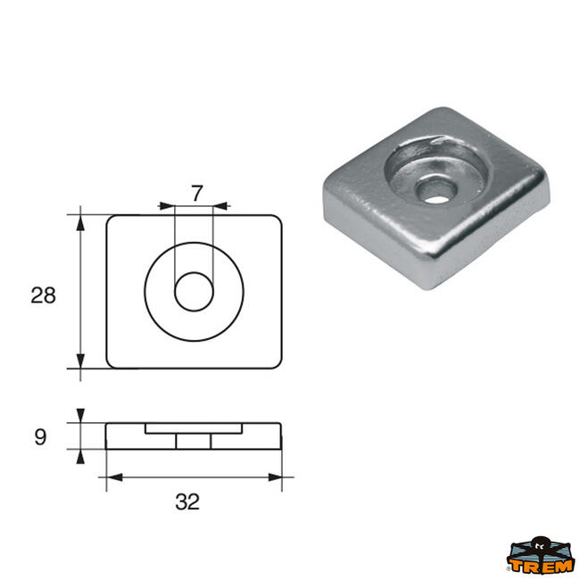 Anodo Per Motori Honda Articolo Polipodio Hn009