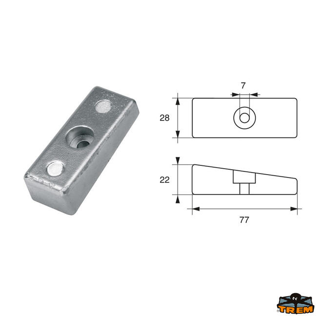 Anodo Per Motori Honda Articolo Polipodio Hn005