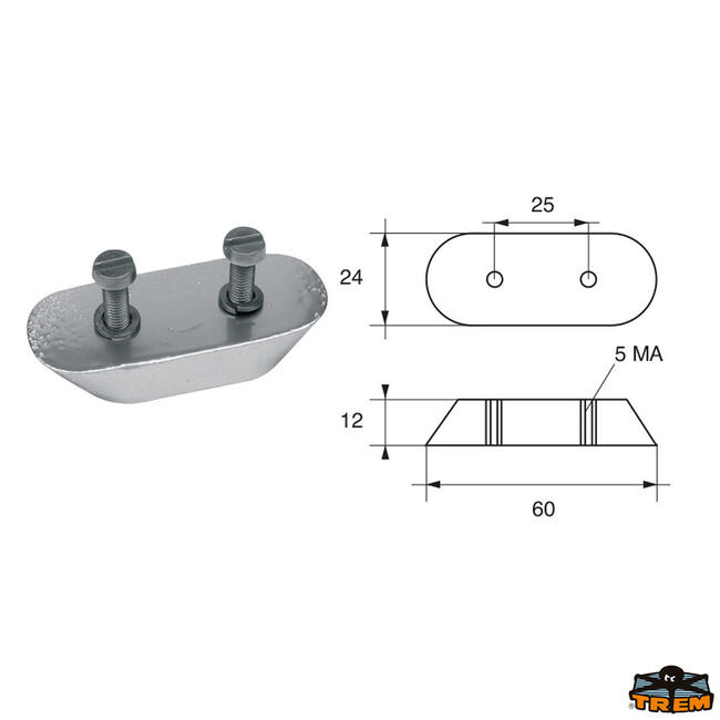 Anodo Per Motori Honda Articolo Polipodio Hn001