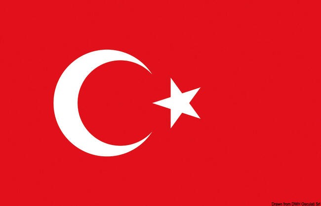 Bandiera Turchia 20 X 30 Cm