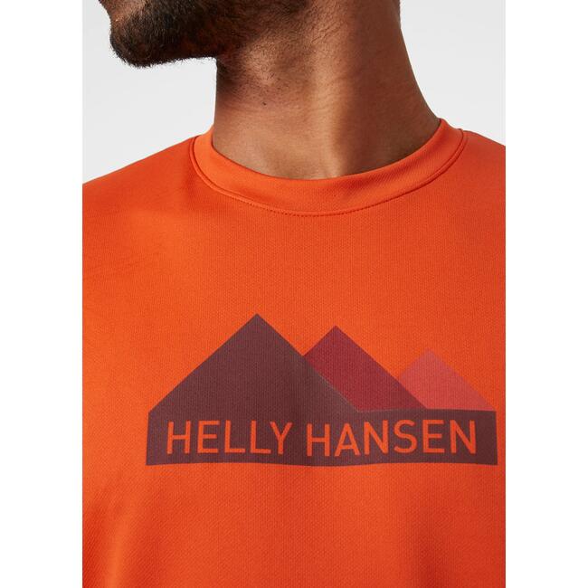 T-shirt Con Stampa Hh Uomo Helly Hansen
